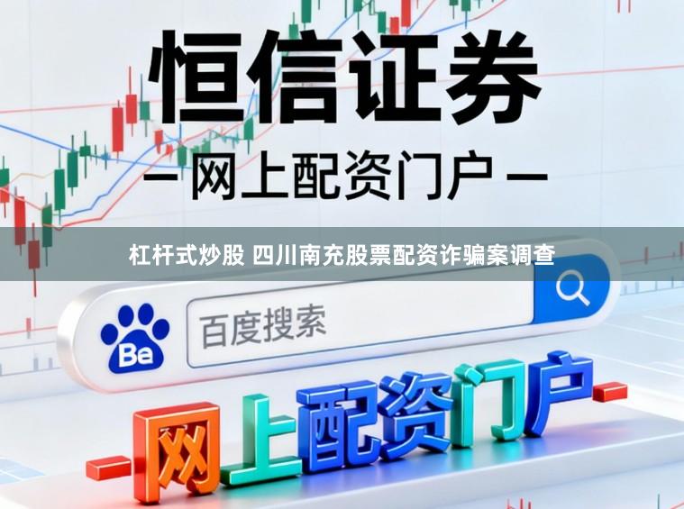 杠杆式炒股 四川南充股票配资诈骗案调查